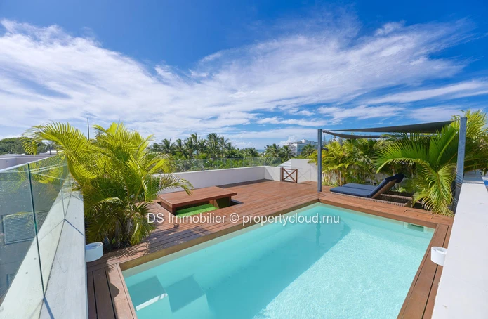2 Bedroom Penthouse Accessible To Foreigners In Pereybere Within Walking Distance To The Beach